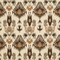 Earth - Brown Abstract Geometric,global Upholstery Fabric 54 Inches"